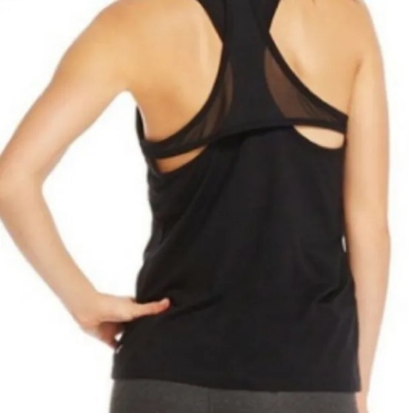 Fabletics Mesa Racerback Black Tank Top - Picture 1 of 8